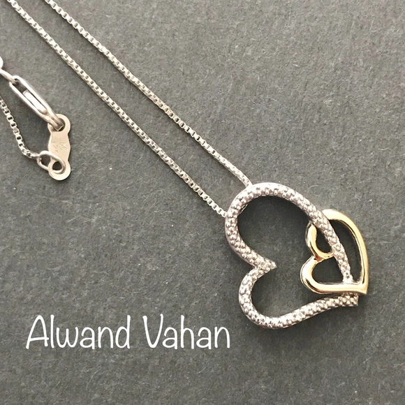 Alwand Vahan Jewelry - 10K & Sterling Alwand Vahan Heart Pendant Necklace